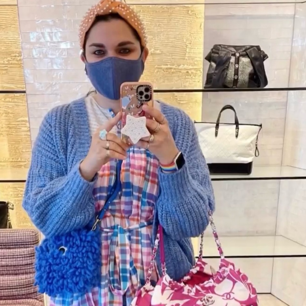 Ava & Viv (Target) Blue Chunky Knit Cardigan - Picture 8 of 8